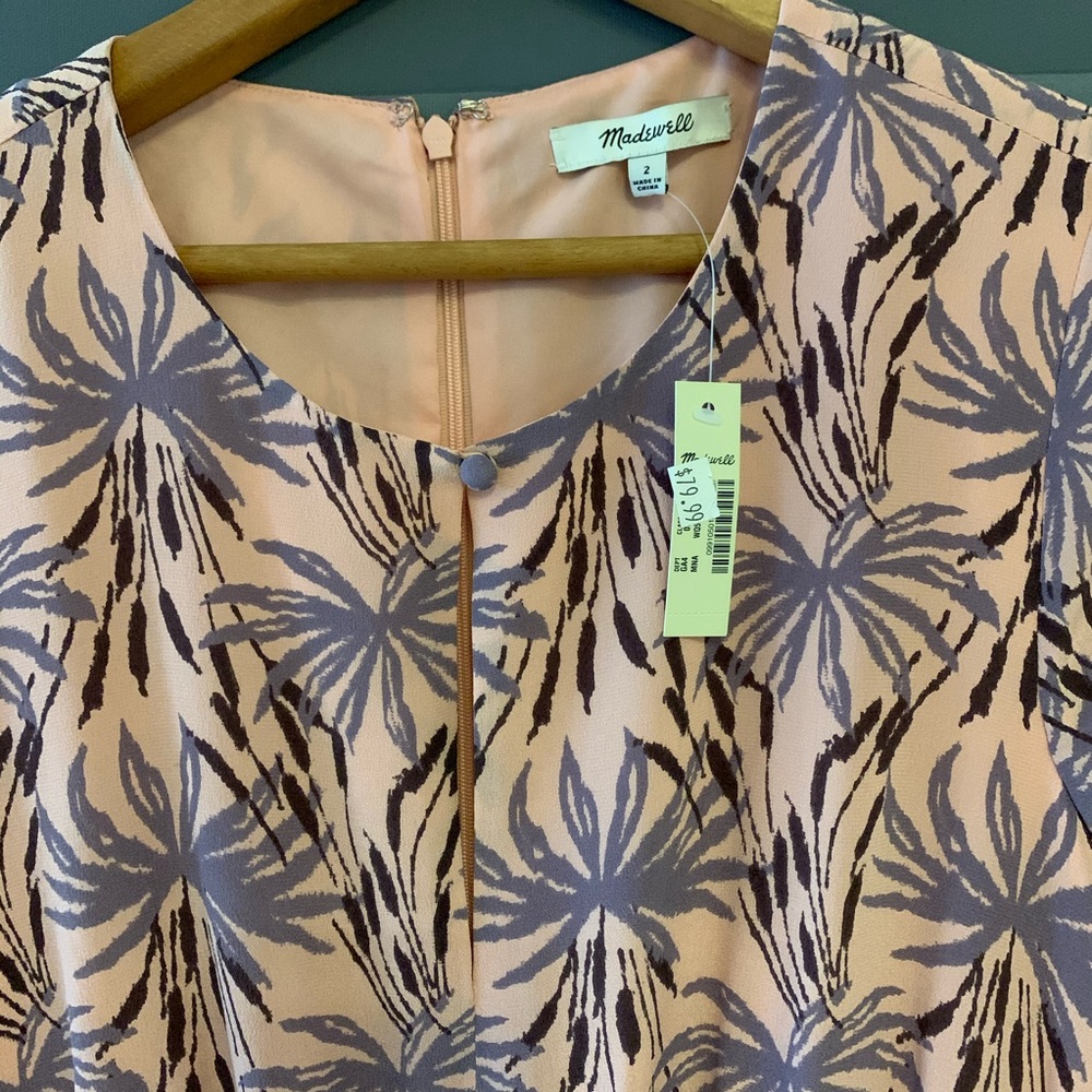 Madewell floral print dress